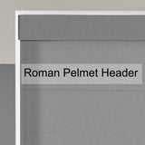 Satin Roman Blind Cashew