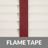 25mm Elementi Wood Venetian Blind With Tapes Polar