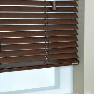 35mm Elementi Wood Venetian Blind Auburn