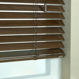 50mm Elementi Wood Venetian Blind Fired Walnut