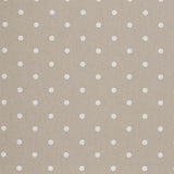 Dotty Roman Blind Taupe