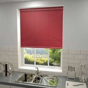 Kensington Plain Roller Blind Scarlett