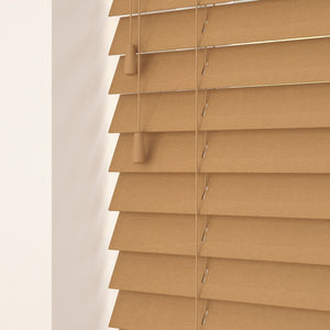 50mm Primary Wood Venetian Blinds Medium Oak