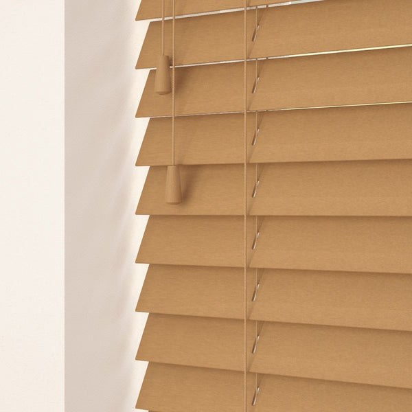 50mm Primary Wood Venetian Blinds Medium Oak