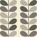 Orla Kiely - Multi Stem Blackout Roller Blind Warm Grey