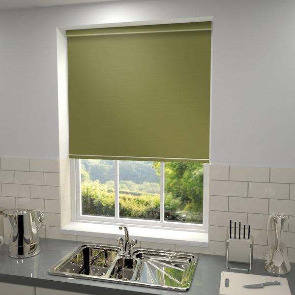 Elements Blackout Roller Blind Avacado