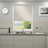 Elements Blackout Roller Blind Mist White