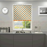 Orla Kiely - Striped Petal Blackout Roller Blind Orange