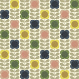 Orla Kiely - Summer Flower Stem Blackout Roller Blind Multi