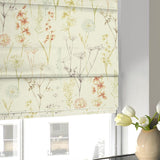 Wild Flower Roman Blind Terracotta